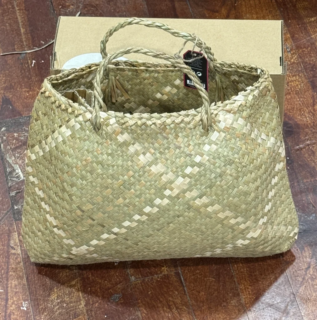 Sac en jonc de mer – Idéal plage 🌊